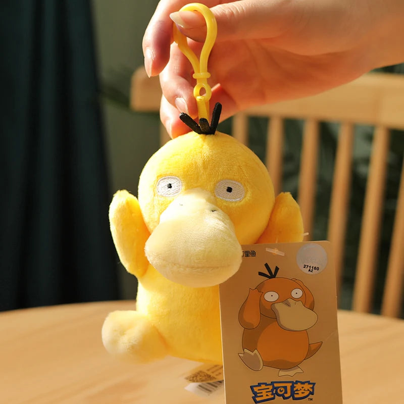 Clearance_Original Pokemon Plush Keychain Cartoon Toys Pikachu Charmander Psyduck Squirtle Snorlax Wobbuffet Doll Kids Kawai Toy ALPENZO