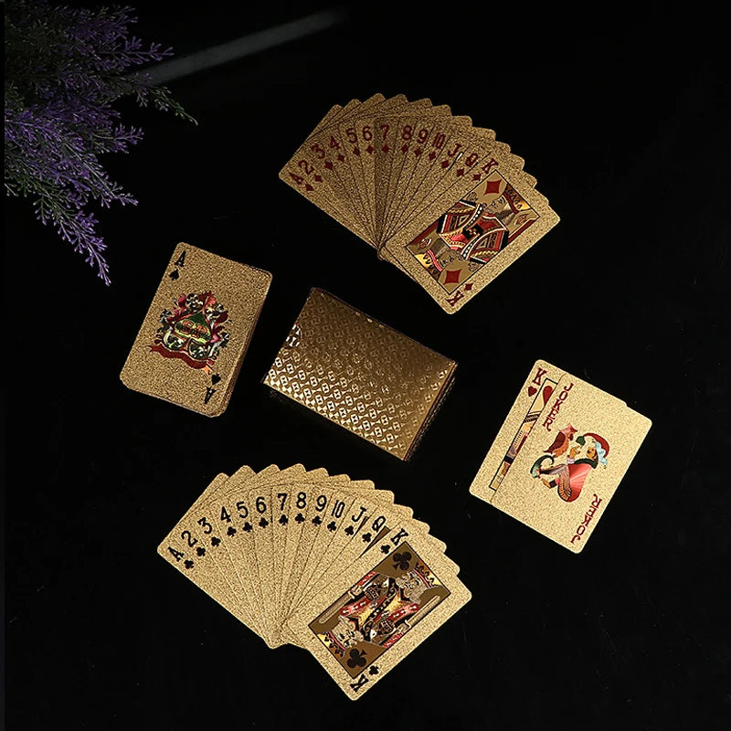 Black Gold Poker game card set waterproof poker set Magic Dmagic packaging board game gift collection ALPENZO