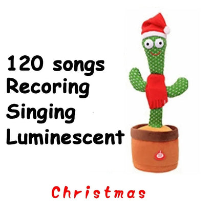 1pc Electronic Plush Toy Home Decoration for Children Xmas Gifts Dancing Talking Cactus Toys for Baby Boys and Girls ALPENZO