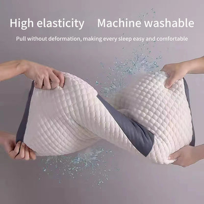 New Neck Pillow Help Sleep Protect The Neck Cervical Orthopedic Soybean Fiber Massage Household SPA Pillow For Sleeping Almohada - ALPENZO