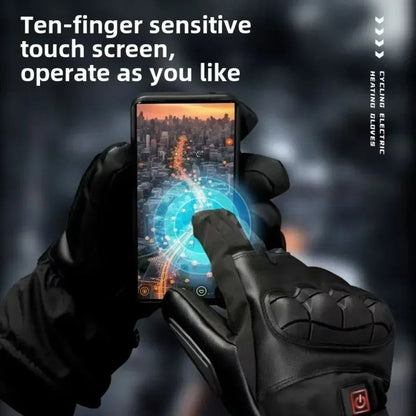 heated Tatical Glove Motorcycle Gloves Man Bicycle Supplies for You Automobiles and Motorcycles Bike Accessories Men's Cycling ALPENZO