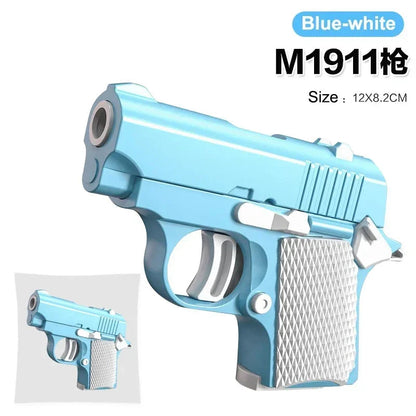 Mini 3D Gravity Printing 1911 Children'S Toy Guns Model Fidget Toy for Kids Adults Stress Relief Toy Children Decompression Gift ALPENZO