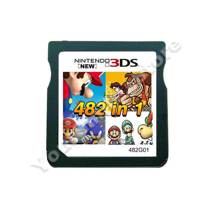Factory Direct 3DS NDS 208 IN1 Game Card Combo Card 510 IN1 NDS Combo Card NDS Cassette 482 IN1 23 IN1 Classic Game Gift ALPENZO