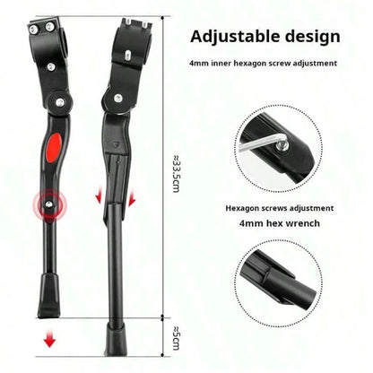 Bicycle Stand Foot Support Universal Bicycle Stand Stable Non slip Side Stand Aluminum Alloy Bicycle Stand 2 Style Selection