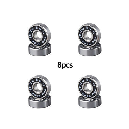8PC bearings ILQ-11 high-speed bearings are suitable forskateboard long board inline roller skates and ice skates with low noise