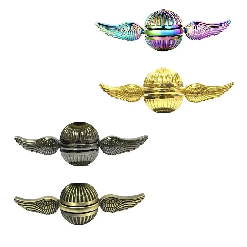 Funny Fidget Spinner Toys Metal Anti Stress Hand Spinner Toys Spinning Gyro Finger Rotation Gyroscope Toy for Kids Adult Gifts ALPENZO