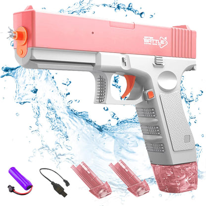 Unilabo M416 Electric Water Gun - Battery Powered With External Water Bottle Attachment - Perfect For Kids & Adults Outdoor Fun ALPENZO