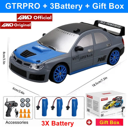 2.4G High speed Drift Rc Car 4WD Remote Control AE86 Model GTRPRO Vehicle Car RC Racing Cars Toy for Children Christmas Gifts ALPENZO
