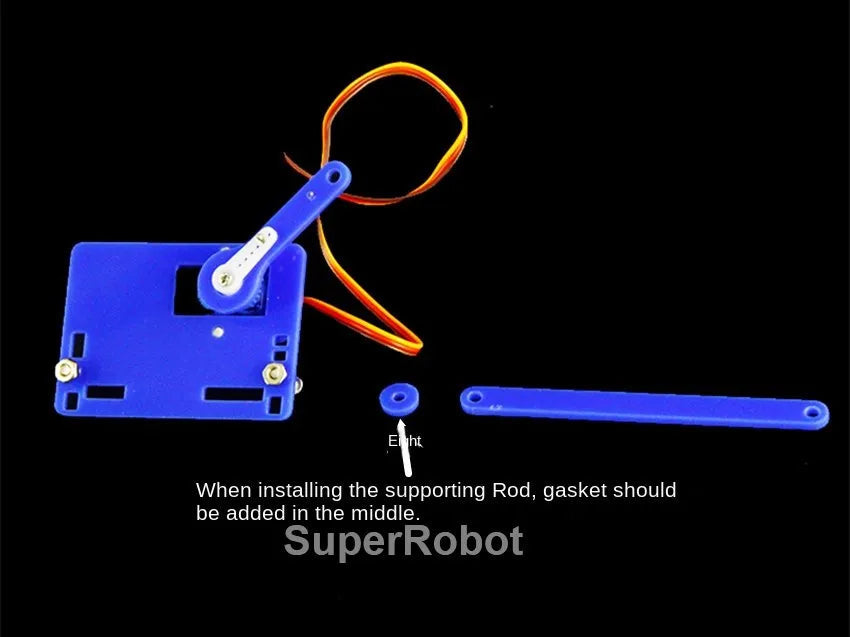 SG90 MG90S 4 Dof Unassembly Acrylic Mechanical Robot Manipulator Claw Kit For Arduino Robot Arm STEAM Kit Programming Robot Arm ALPENZO