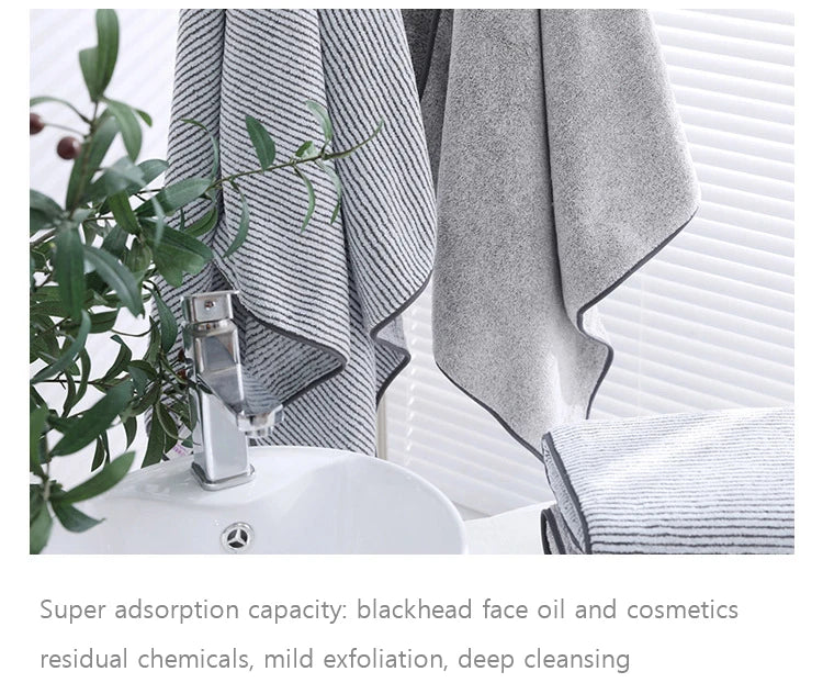 1PCS Thickened Bath Towels for The Body Microfiber Towel for Gym Sports Shower Robe for Spa Beath Home - ALPENZO