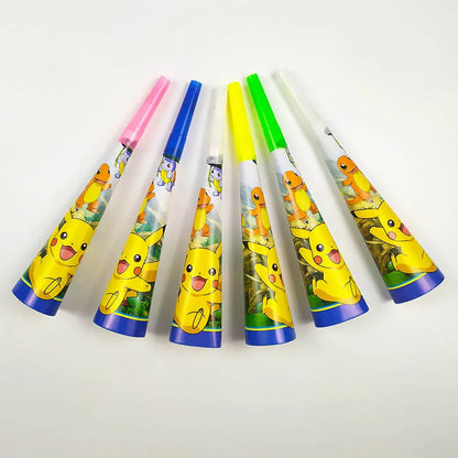 Cartoon Pikachu Theme Birthday Party Disposable Tableware Set Balloons Decorations Photo Props Background Pokemon Party Supplies ALPENZO