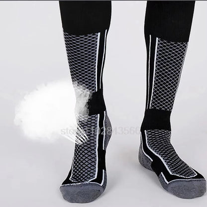 Ski Thermal Socks Men Women Winter Long Warm Compression Socks Ski Hiking Snowboarding Climbing Sports Socks