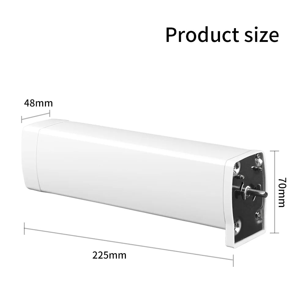 Smart Tuya Wifi/Zigbee Electric Curtain Shutter Motor with RF Remote 22.5CM Size APP Control Alexa Google Assistant SmartThings - ALPENZO