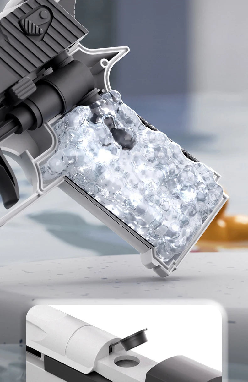 Hot Mini Desert Eagle Mechanical Continuous Firing Water Gun Shooting Game Summer Outdoor Beach Toy Gun for Children Boys Gifts ALPENZO