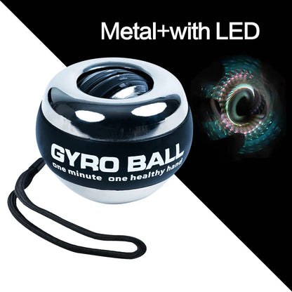 Powerball Wrist Trainer Ball Wrist Strengthener Gyro Self-Starting Forearm Trainer Gyro Ball for Strengthening Muscles