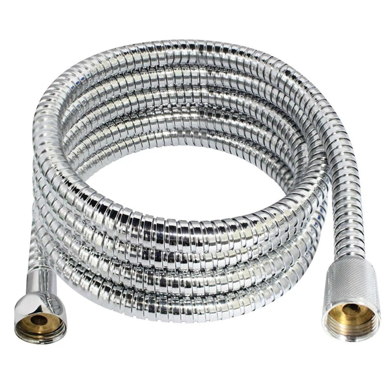 Stainless Steel Flexible Shower Hose Long Bathroom Shower Water Hose Extension Plumbing Pipe Pulling Tube Bathroom Accessories - ALPENZO