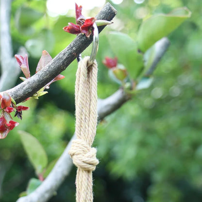Hanging Plant Handmade Macrame Plant Hanger Flower Pot Planter Hanger Wall Decor Courtyard Garden Hanging Planter Hanging Basket - ALPENZO