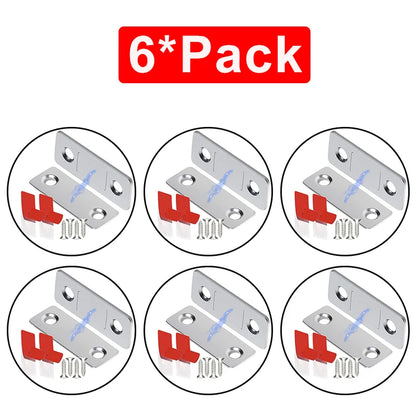 Magnetic Cabinet Catches Ultra Thin Door Strong Magnets Stopper Invisible Adhesive Drawer Magnet Lock for Kitchen Closet Closer - ALPENZO