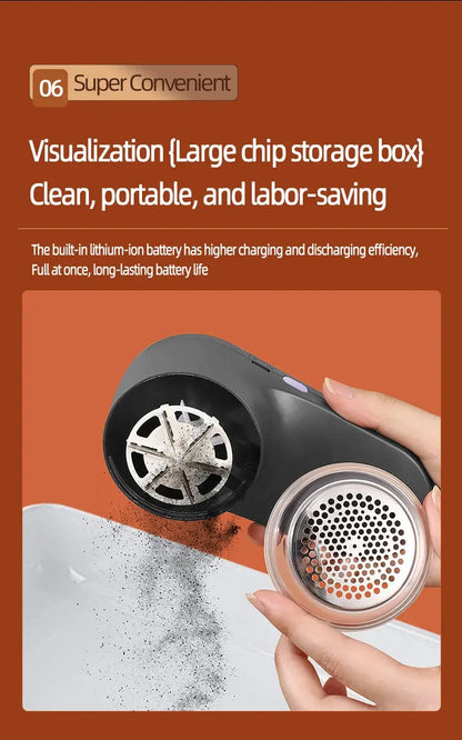 Portable Hair Ball Trimmer Home Clothes Shaving Machine Pill Removal Tool Shaver Lint Remover For Sweater USB Rechargeable - ALPENZO