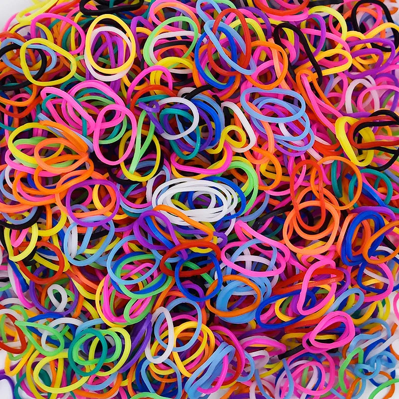 Pantone Color Western European Style Rubber Band Rainbow Knitting Machine Bracelets Loom Bands Arts & Crafts, DIY Toys ALPENZO
