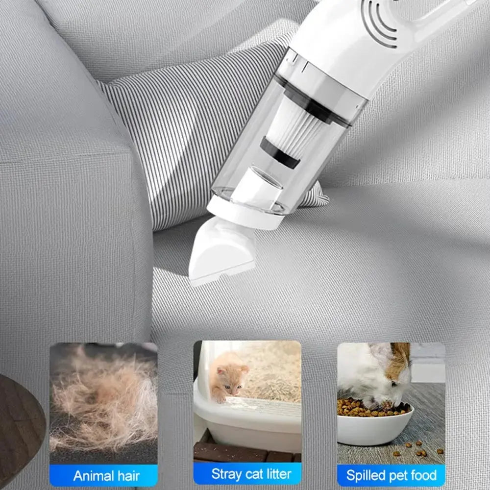 Handheld Home Vacuum Cleaner Rechargeable Portable Vacuum Cleaner Car Home Dual Purpose Wireless Dust Catcher Pet Hair 10000PA - ALPENZO