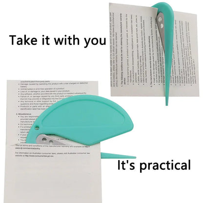 1 Piece Letter Opener Envelope Mail Slitter With Razor Wrapping Cutter Box Opener Safe Mail Opener For Home Office Envelope ALPENZO