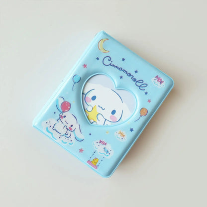 Kawaii Cartoon Hello Kitty Photo Album Anime Kuromi Melody Cinnamoroll 3-Inch Mini Idol Card Collection Card Book ALPENZO