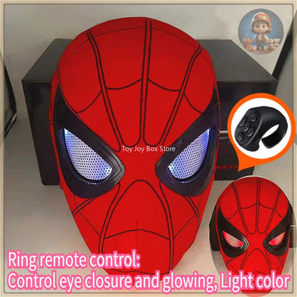New Spider-man:no Way Home Spider Man Mask Luxury Helmet Rechargeable Remote Eyes Movable Mask Cosplay Decoration Gift Toys ALPENZO