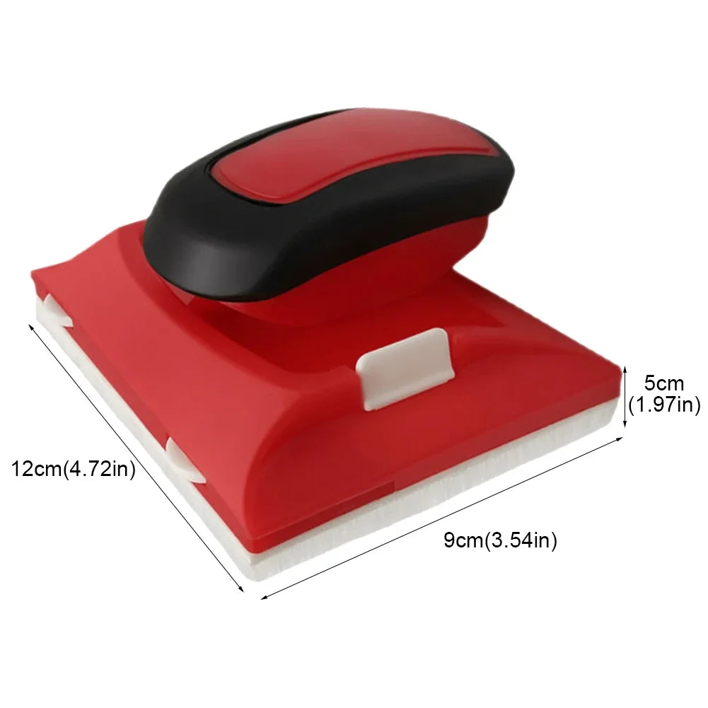 Red Paint Edger Cutting In Home Interior Plastic Wall With Pad Nylon Bristles Edges Painting Corner and Edges - ALPENZO
