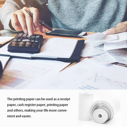 Thermal Paper MINI Printing Self-adhesive Label Sticker For Mini Printers Pose Machine Kid Camera Stickers 57mm Width Rolls ALPENZO