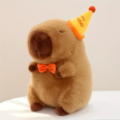 23cm Capybara Plush Simulation Capibara Anime Fluffty Toy Cute Doll Stuffed Animals Soft Doll Plush Christmas Thanksgiving Gift ALPENZO