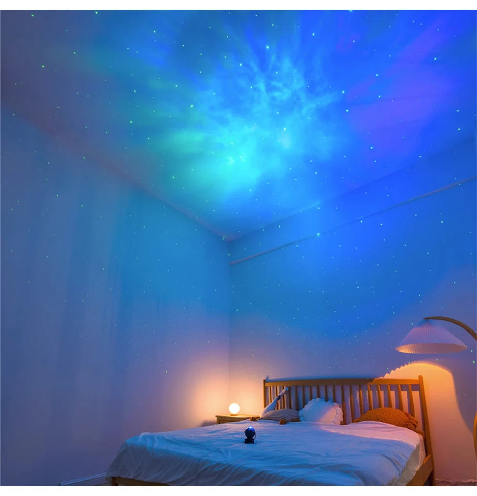 Galaxy Star Astronaut Projector Light Starry Sky Porjectors Lamp Decoration Bedroom Room Nebula LED Night Light Children Gifts ALPENZO