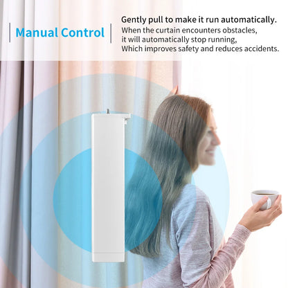 Smart Tuya Wifi/Zigbee Electric Curtain Shutter Motor with RF Remote 22.5CM Size APP Control Alexa Google Assistant SmartThings - ALPENZO