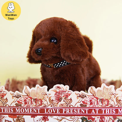 Electric plush toy pet puppy children men and women birthday holiday gifts cute teddy dog hot sale ALPENZO