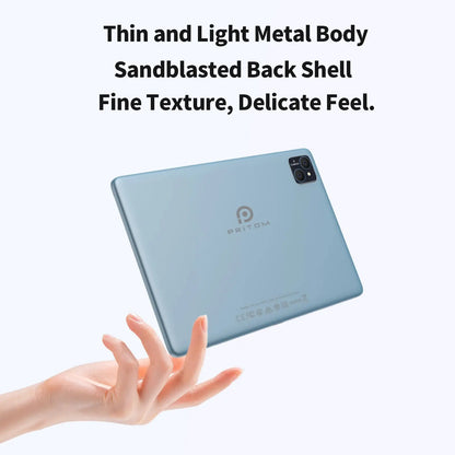 PRITOM TAB11 Android 14 Tablet 10 Inch, 8GB(4+4 Expand) RAM + 128GB ROM, Octa Core, 5G WiFi, with Keyboard, Mouse, Case - ALPENZO