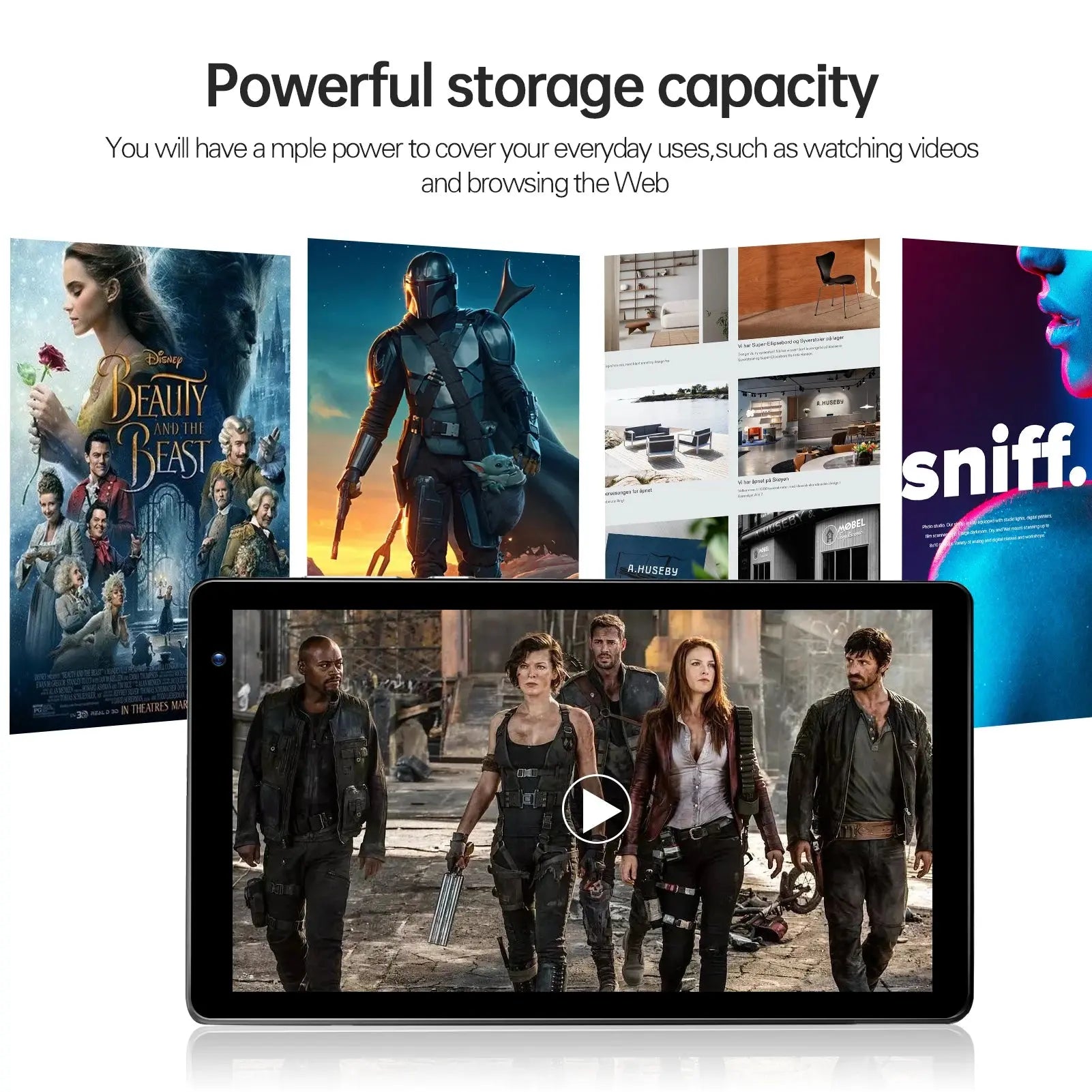 PRITOM 7 Inch Tablet PC 32 GB Android 11 with Quad Core Processor HD IPS Display Dual Camera WiFi with PU Protective Case - ALPENZO