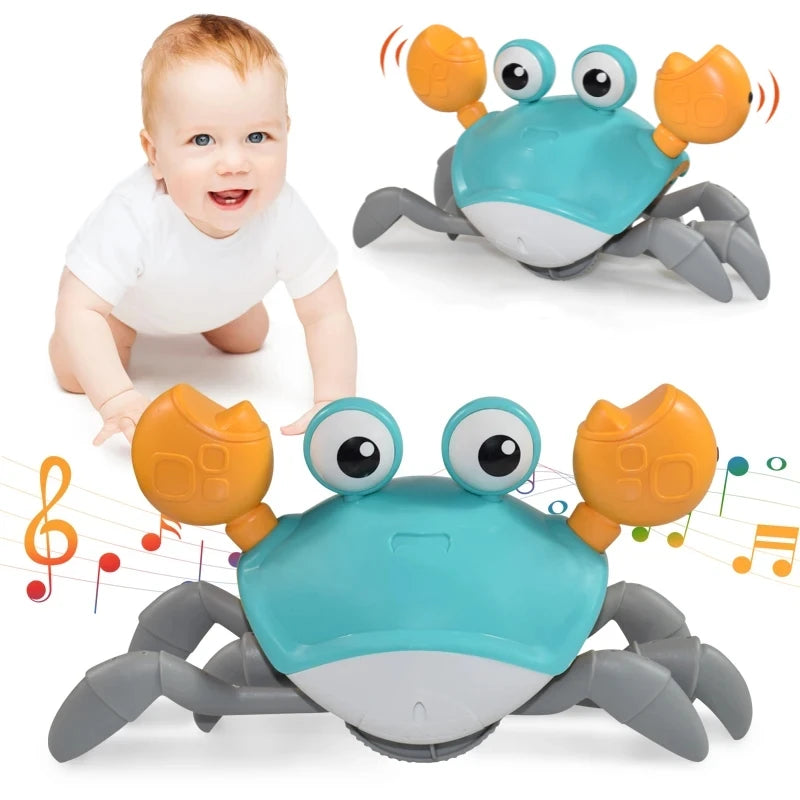 Baby Crawling Toy Kids Induction Escape Crab Octopus Baby Pets Musical Toys Electronic Educational Toddler Moving Toy for Kids ALPENZO