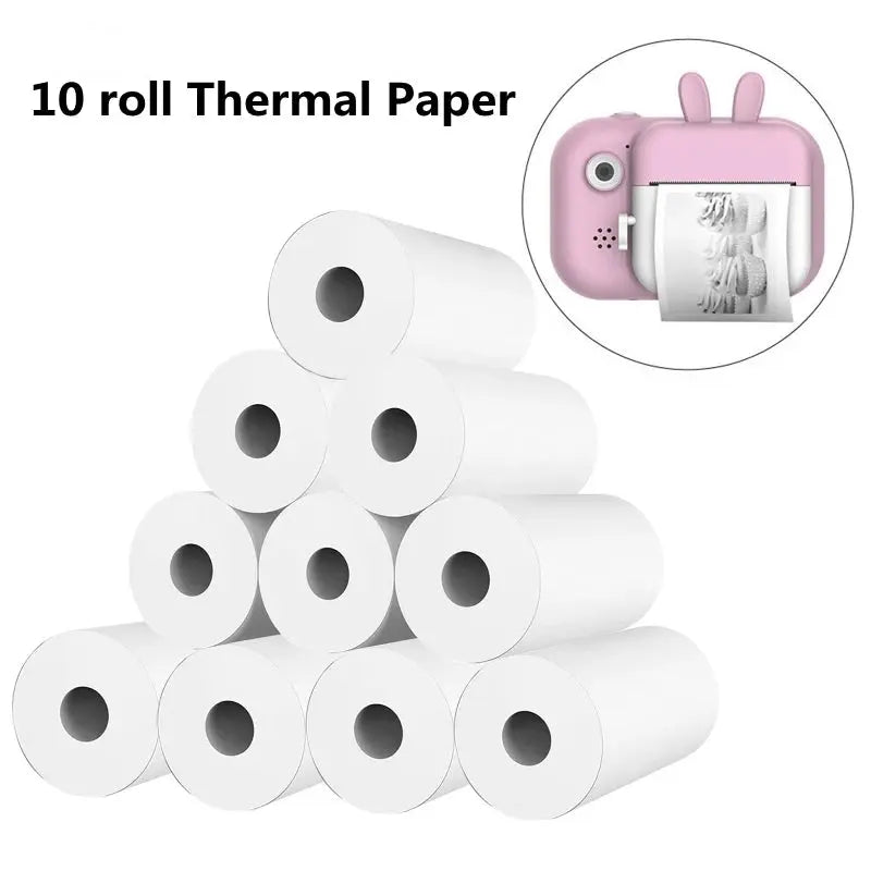 Thermal Paper MINI Printing Self-adhesive Label Sticker For Mini Printers Pose Machine Kid Camera Stickers 57mm Width Rolls - ALPENZO