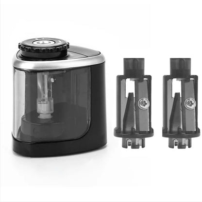 Tenwin Electric/Manual 2 in 1 Pencil Portable Sharpener Safe Student Helical Steel Blade Kids Adults Auto Pencil Sharpener 8005 ALPENZO