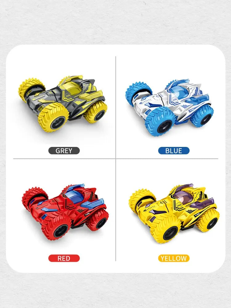 Stunt Spinning Toy Car.Kids Pull Back Car for 3 Year Old Boy Girl and Toddler.Up 360 Upright Rotation Game ALPENZO