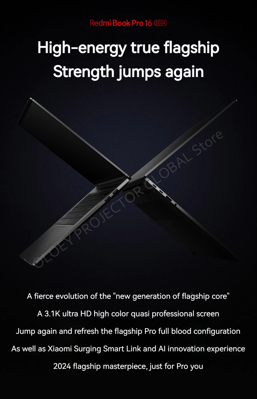 Xiaomi Redmi Book Pro 16 2024 intel Ultra 5/Ultra 7 32GB RAM 1TB SSD ARC 3K 120Hz Screen JYU4592CN/JYU4593CN - ALPENZO