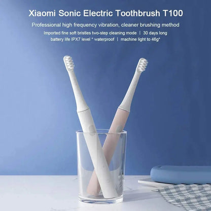 XIAOMI Mijia T100 Sonic Electric Toothbrush Mi Smart Tooth Brush Colorful USB Rechargeable IPX7 Waterproof For Toothbrushes head - ALPENZO
