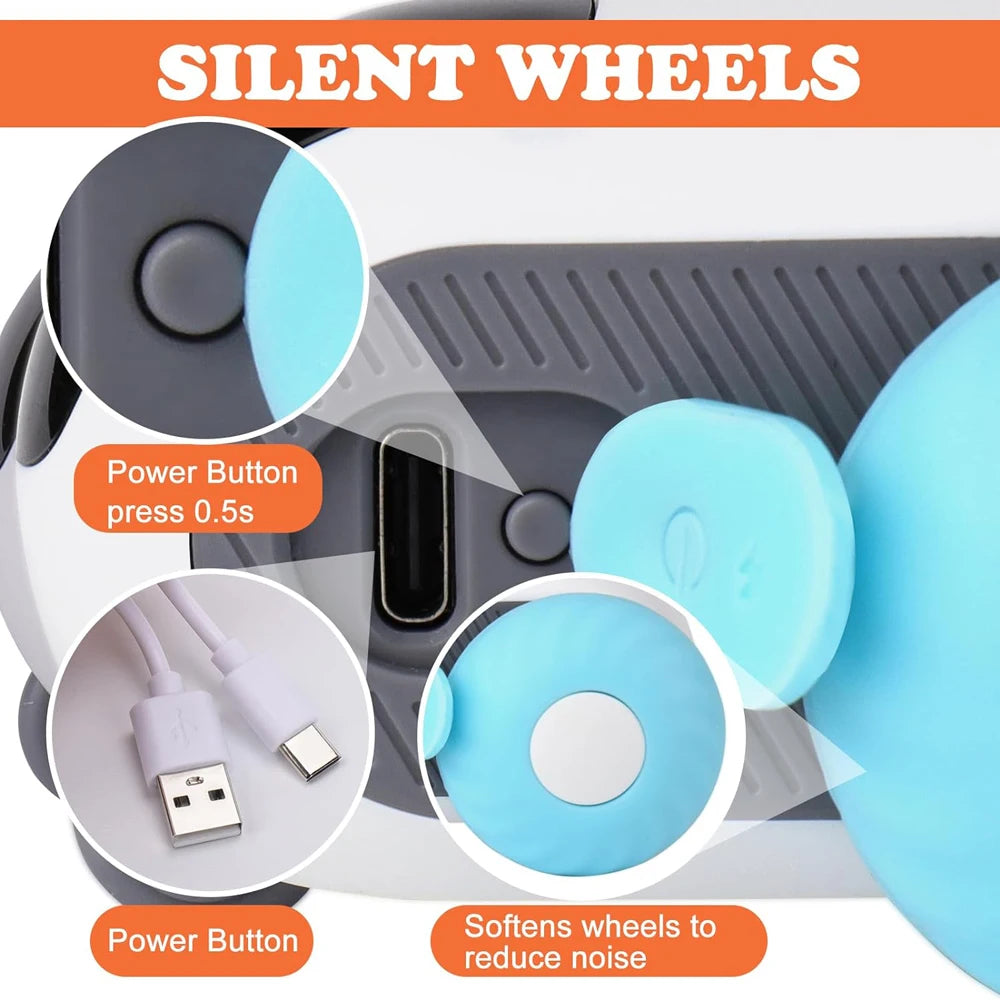 Smart Cat Toy 2 Modes Automatic Moving Remote Controlled Toy Car for Cats Dogs Interactive Playing Kitten Training Pet Supplies - ALPENZO