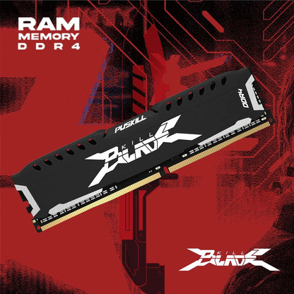 PUSKILL Memória RAM DDR4 16GB 8GB 1.2V 3200MHz 2666MHz Desktop Computer UDIMM Cooling Vest Memory Memoria - ALPENZO