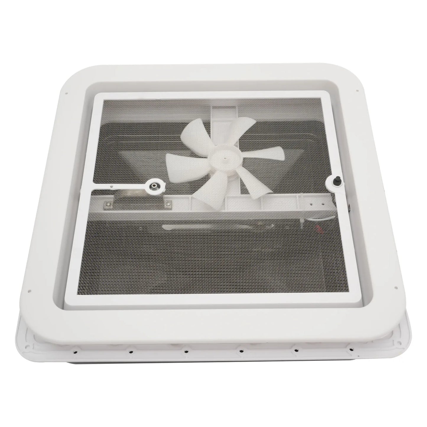 Roof Vent Fan Camper Van Motorhome RV Caravan Skylight Vent 42cmx42cm Dustproof - ALPENZO