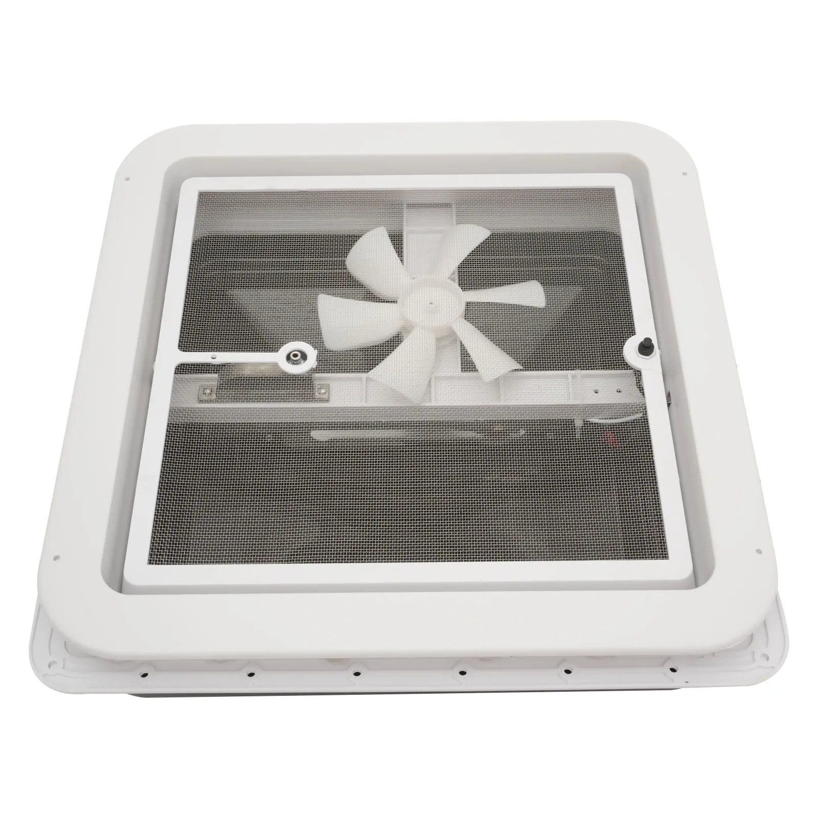 Roof Vent Fan Camper Van Motorhome RV Caravan Skylight Vent 42cmx42cm Dustproof - ALPENZO