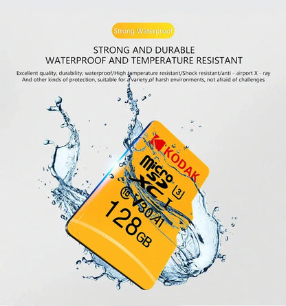 KODAK Micro SD Card Driving Recorder 64GB Memory Card For Mobile Phone PC Earphone Speaker HD Camera - ALPENZO