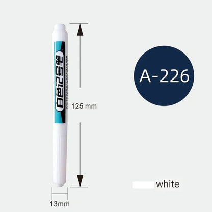 1/4Pcs White Permanent Paint Pen set for Wood Rock Plastic Leather Glass Stone Metal Canvas Ceramic Deep Hole Marker 0.7mm ALPENZO