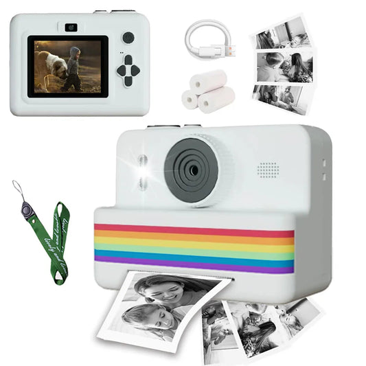 Digital Children Camera For Photography Mini Printer Portable Thermal Instant Print Photo Kids Camera 2.8inch HD Video Toy Gifts ALPENZO