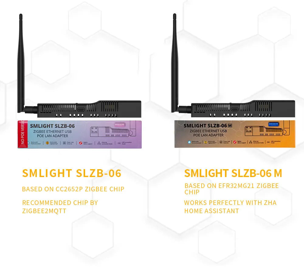 SMLIGHT SLZB-06/M/P7 Zigbee 3.0 to Ethernet,USB,and WiFi gateway coordinator with PoE,works with Zigbee2MQTT,Home Assistant,ZHA - ALPENZO